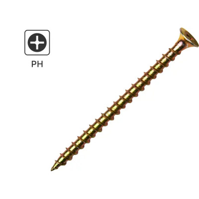 Саморезы по дереву оцинкованные 4.2x65 мм 1 кг