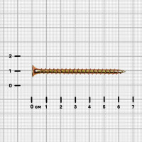 Саморезы по дереву оцинкованные 4.2x65 мм 1 кг
