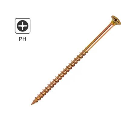 Саморезы по дереву оцинкованные 4.2x90 мм 1 кг