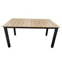 Стол садовый Beginia Beshtau Dark 156x90 см алюминий