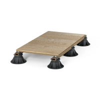 Опора для террасной доски T-Decks Professional 54-75 мм цвет черный