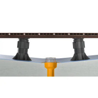 Опора для террасной доски T-Decks Professional 54-75 мм цвет черный