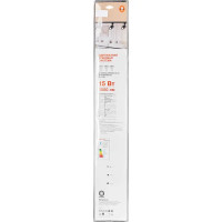 Трековая система освещения Osram однофазный накладная 1 м светодиодная цвет черный нейтральный белый свет