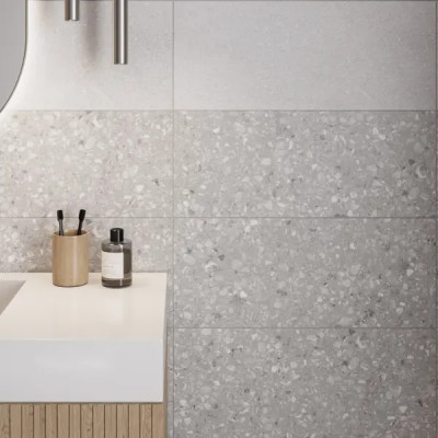 Настенная плитка Cracia Ceramica Bravo 02 25x60 см 1.2 м² цвет серый
