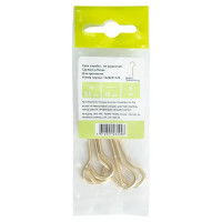 Винт с крюком 3.5x35 мм сталь 6 шт. цвет золото