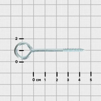 Шуруп-кольцо 3.5x45 мм сталь оцинкованная 6 шт.