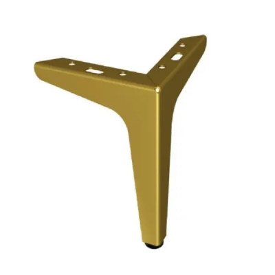 Ножка для мебели Tech-Krep круглая 150x150 мм сталь цвет золото