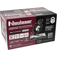 Пила торцовочная аккумуляторная Neolaser NMS-210, 20 В Li-ion 4 Ач, 210 мм