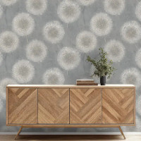 Обои флизелиновые Euro Decor Ray серые 1.06 м ED7296-22