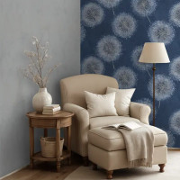 Обои флизелиновые Euro Decor Ray синие 1.06 м ED7296-20