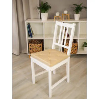 Подушка для стула Linen Way 40/35x40 см цвет бежевый
