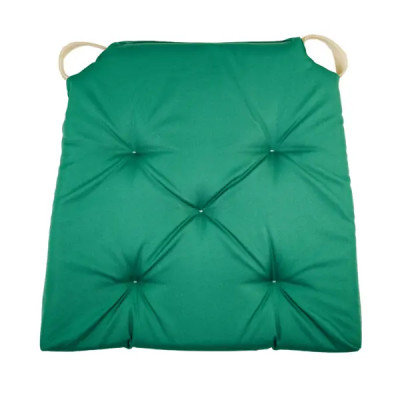 Подушка для стула Linen Way 40/35x40 см цвет зеленый