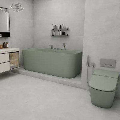 Керамогранит Cemento Perla размер 59.8x119.8 цвет серый 1.44 м²