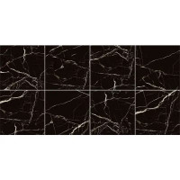 Глазурованный керамогранит Arcadia Ceramica Black Spinder High Gloss 60x60 см 1.44 м² глянцевый цвет черный