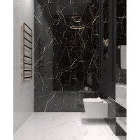 Глазурованный керамогранит Arcadia Ceramica Black Spinder High Gloss 60x60 см 1.44 м² глянцевый цвет черный