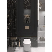 Глазурованный керамогранит Arcadia Ceramica Black Spinder High Gloss 60x60 см 1.44 м² глянцевый цвет черный
