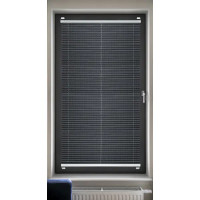 Штора плиссе 52x170 см жаккард графитовая