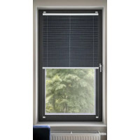 Штора плиссе 52x170 см жаккард графитовая