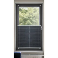 Штора плиссе 52x170 см жаккард графитовая