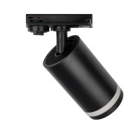 Трековый светильник спот светодиодный Jazzway 38 GU10 15 Вт однофазный 2 м² цвет черный
