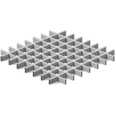 Комплект грильято 75x75x40 мм 1.8 м металлик