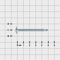 Саморезы по металлу Dilwis потайные со сверлом оцинкованные 4.2x50 мм 100 шт.
