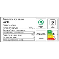Смеситель для ванны Iddis Lahta LAHGM00i02 однорычажный графит матовый