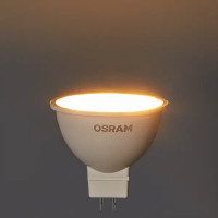 Лампа светодиодная Osram GU5.3 5 Вт/827 12 В теплый белый свет