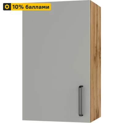 Кухонный шкаф навесной Нарбус 40x67.6x29 см ЛДСП цвет серый