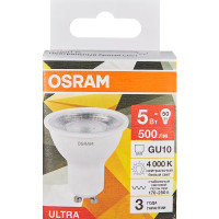 Лампа светодиодная Osram GU10 5 Вт нейтральный белый свет