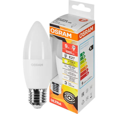 Лампа светодиодная Osram E27 9 Вт 1055 лм теплый белый свет