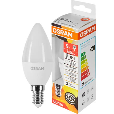 Лампа светодиодная Osram E14 9 Вт нейтральный белый свет