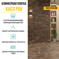 Камень искусственный Керамин Касл Рок 4 коричневый 0.54 м²
