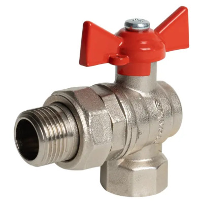 Кран шаровой с американкой угловой Monlid DN15 PN40 1/2\