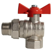 Кран шаровой с американкой угловой Monlid DN15 PN40 1/2\