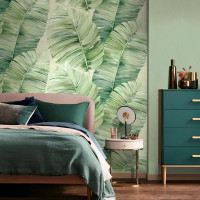 Обои флизелиновые Erismann Bali зеленые 1.06 м ЭР60841-02