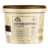 Защитно-декоративный антисептик Forwood матовый ореховый 3 л