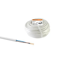 Провод Tdm Electric ПВС 2x0.75 20 м ГОСТ цвет серый