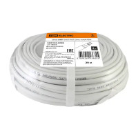 Провод Tdm Electric ШВВП 2x0.5 20 м ГОСТ цвет белый