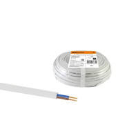 Провод Tdm Electric ШВВП 2x0.5 20 м ГОСТ цвет белый