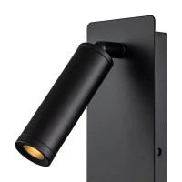 Настенный светильник светодиодный Freya FR5341WL-L3B 3 Вт USB цвет черный