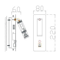 Настенный светильник светодиодный Freya FR5341WL-L3B 3 Вт USB цвет черный