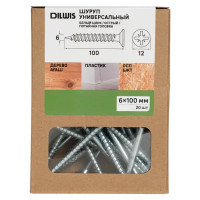 Саморезы универсальные 6x100 мм 20 шт.