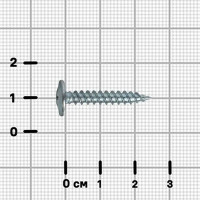 Саморезы по металлу оцинкованные 4.2x25 мм 200 шт.