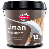 Антисептик защитно-декоративный кроющий Parade Liman матовый белый 2.5 л