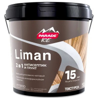 Антисептик защитно-декоративный кроющий Parade Liman матовый прозрачный 2.5 л