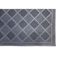 Коврик грязезащитный Mix Mat Rhomb 40x60 см резина цвет черный