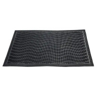 Коврик грязезащитный Mix Mat Wave 40x60 см резина цвет черный