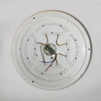 Светильник настенно-потолочный светодиодный Лила 90 Вт с пультом управления 34 м² регулируемый свет цвет белый