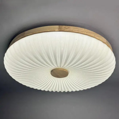 Светильник настенно-потолочный светодиодный Лила 90 Вт с пультом управления 34 м² регулируемый свет цвет белый